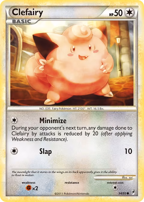Clefairy — Call of Legends (Western-exclusive, 2011) Pokémon TCG card by sui