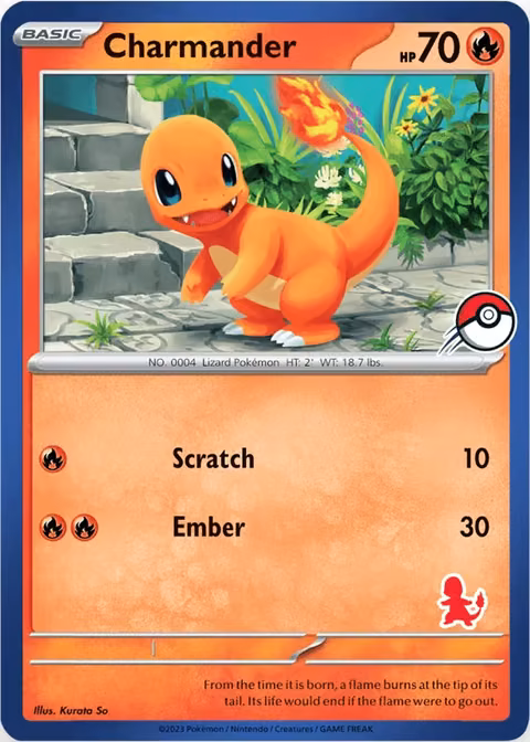 Charmander — My First Battle: Charmander Deck (Western-exclusive, 2022) Pokémon TCG card by Kurata So